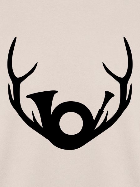 Geweih und Jagdhorn