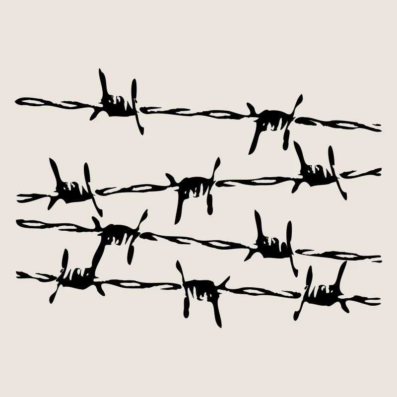 Stacheldraht Reihe