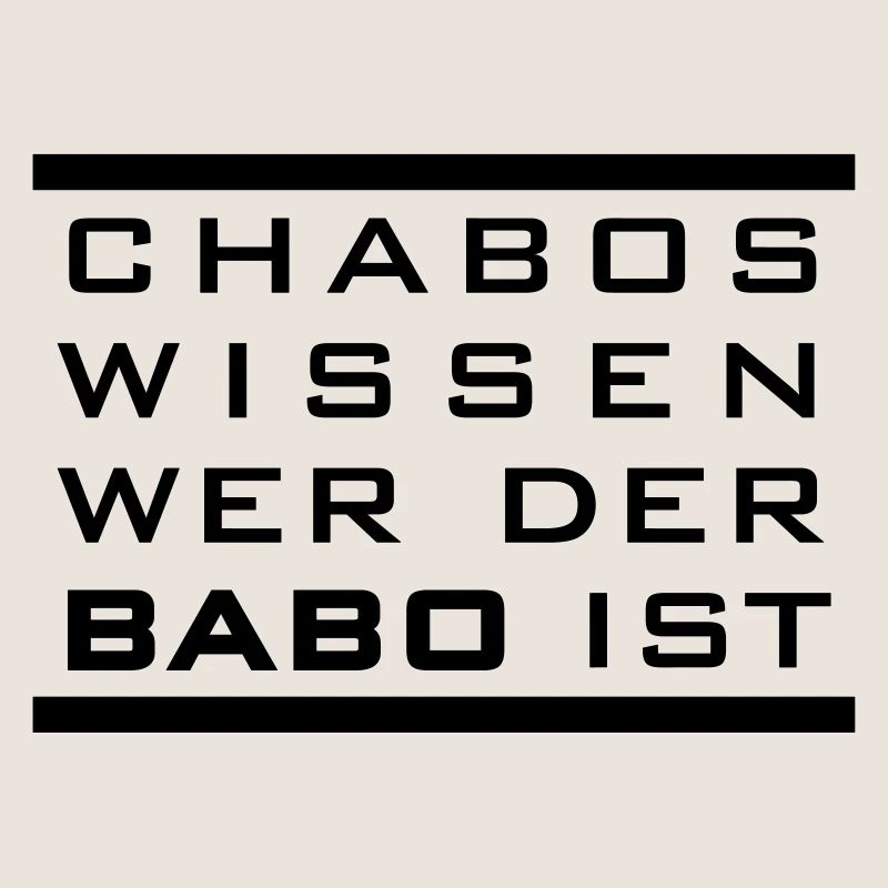 Chabos savent qui est le Babo est