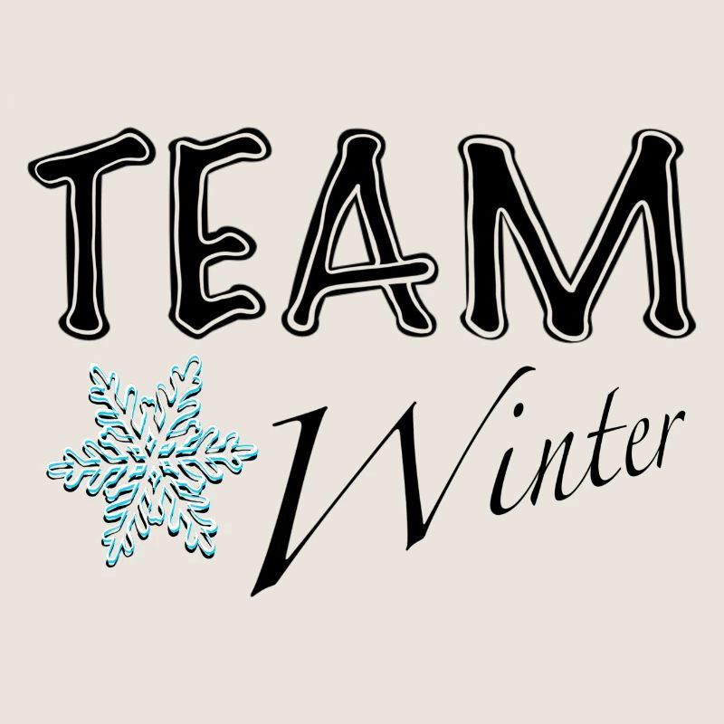 Team Winter einmalig einzigartig.