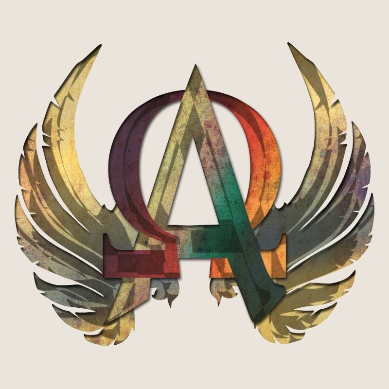 ALPHA & OMEGA ornament