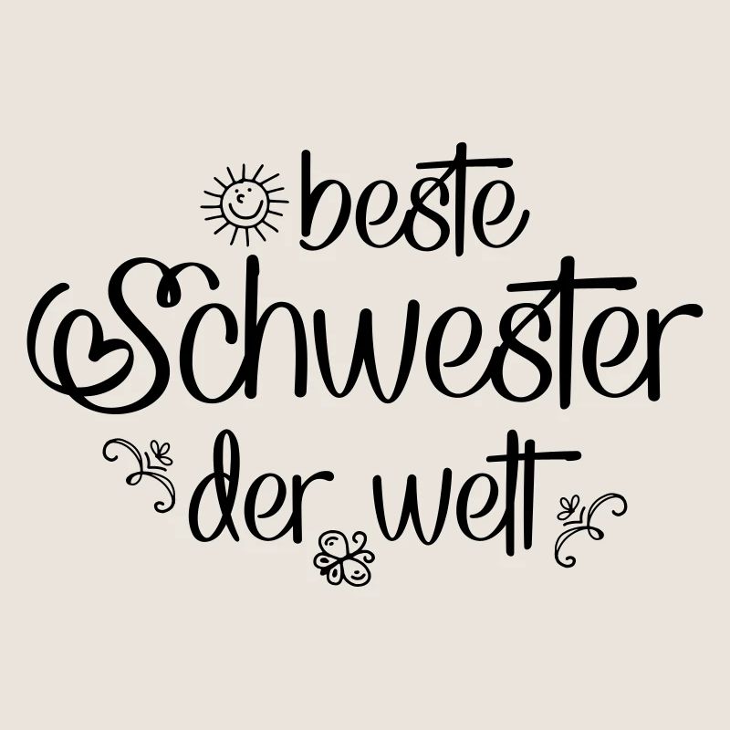 Lustige Schwester