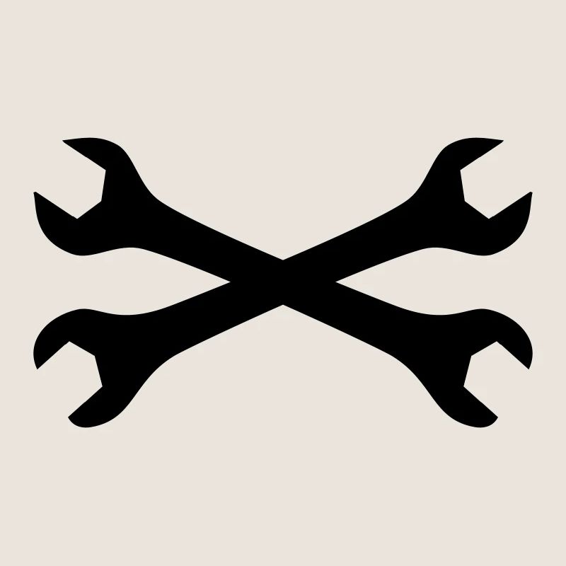 Wrenches crossed