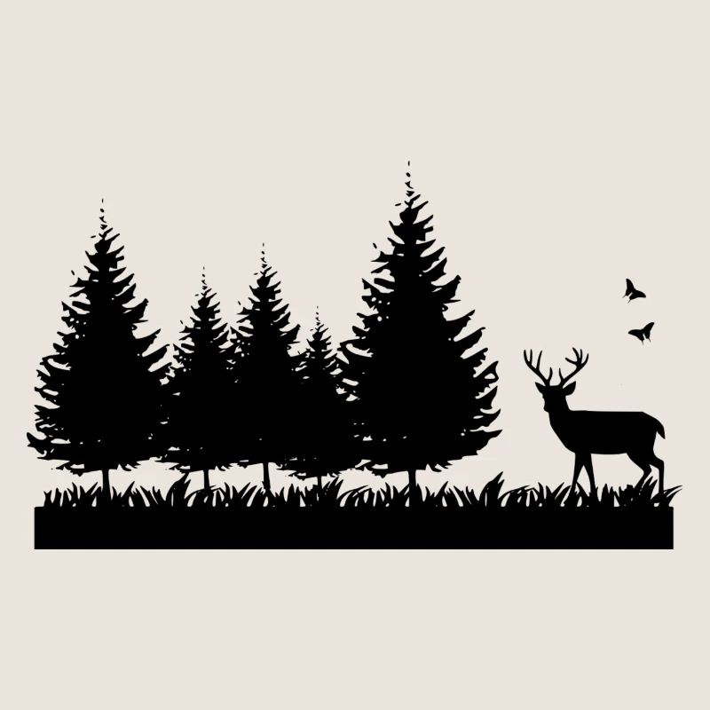Forest nature environment