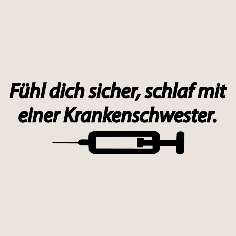 Fühl dich sicher, schlaf mit einer