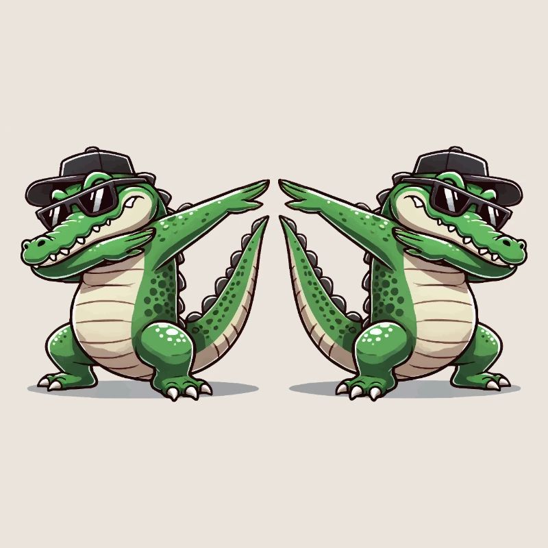 Krokodil Comic Dabbing 2