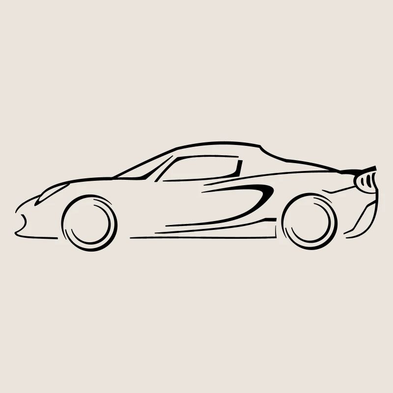 Lotus Elise Silhouette