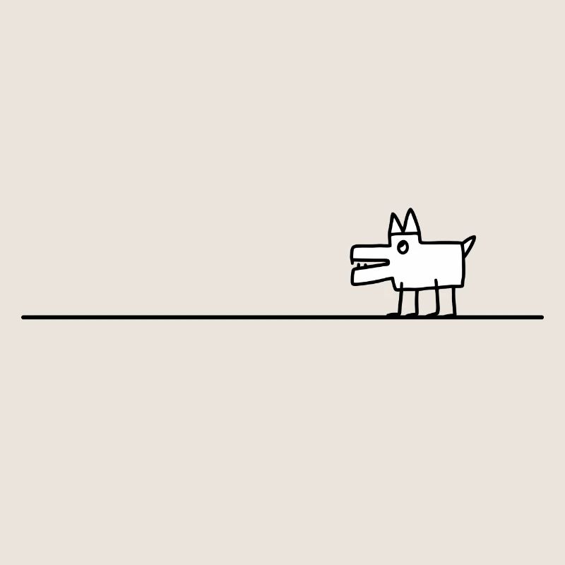 Witziger Hund