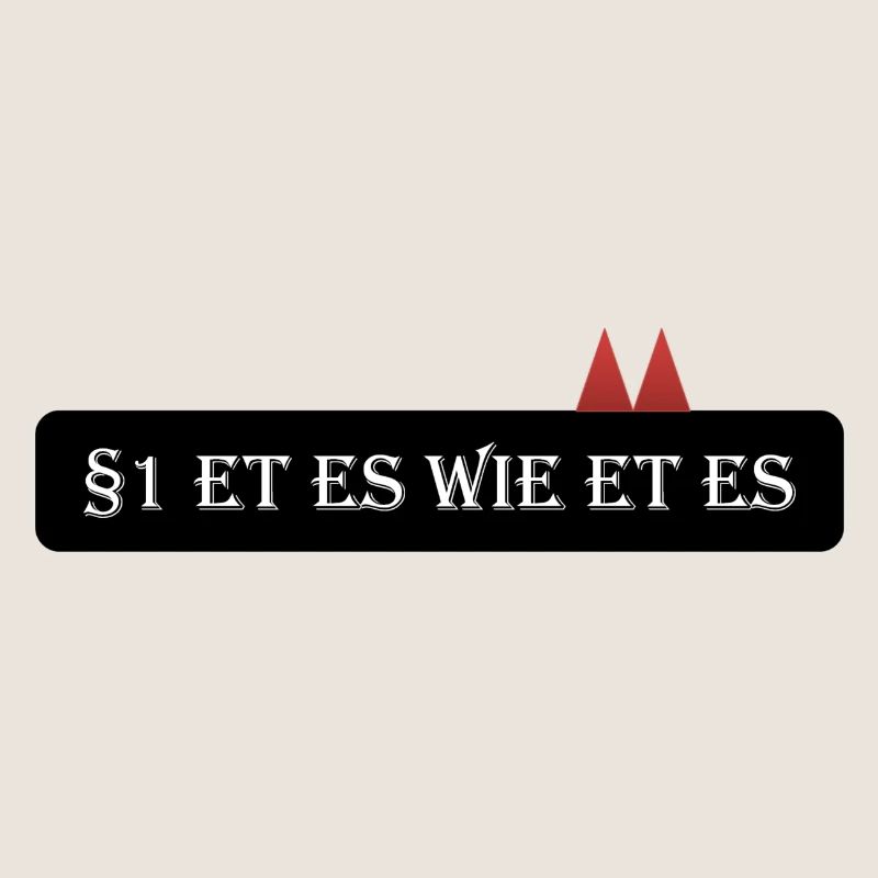 Article 1: Et comme et. - Et Kölsche