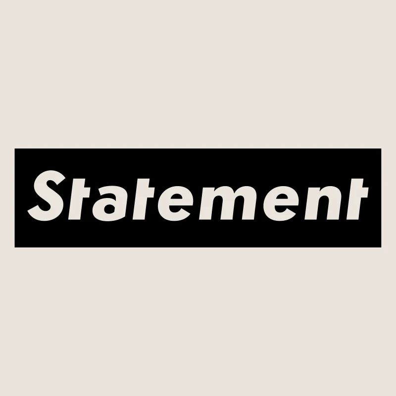 Statement