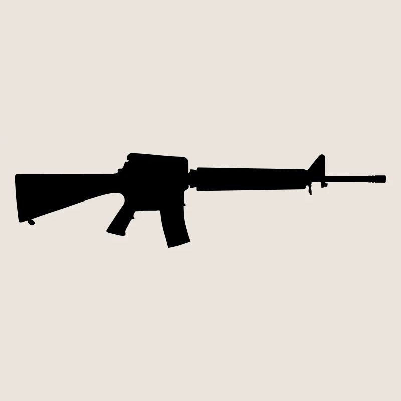 Vector Gun Silhouette