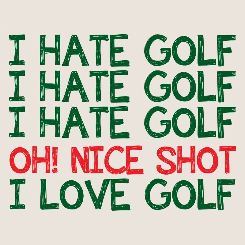 Golf Caddy Golfplatz Putter Birdie Geschenk Tee