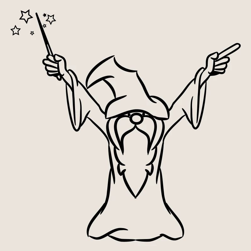 Wizard Magic Hat magic wand