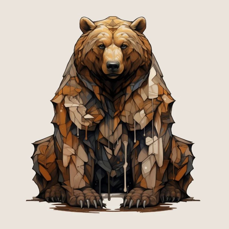 Bear Guardian. Graffiti-style strength.