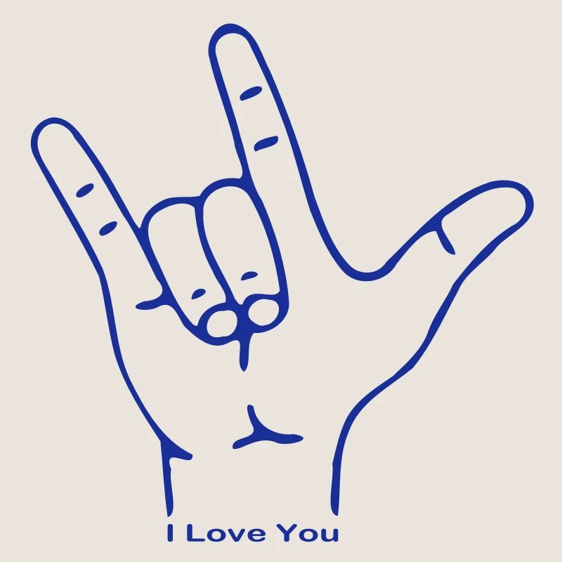 Fingerzeichen ILY