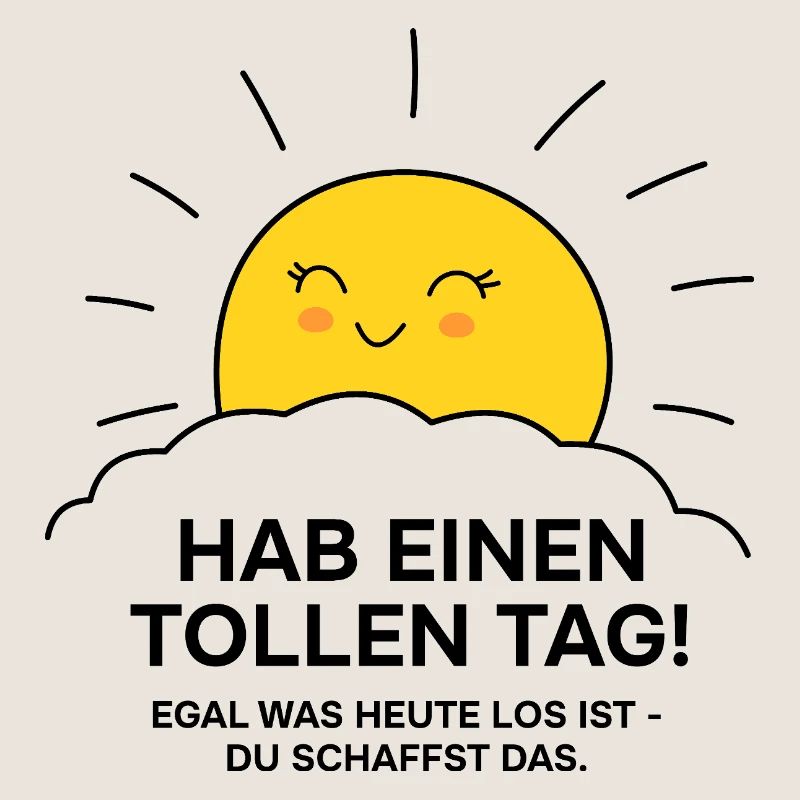Gute laune und lonnenschein