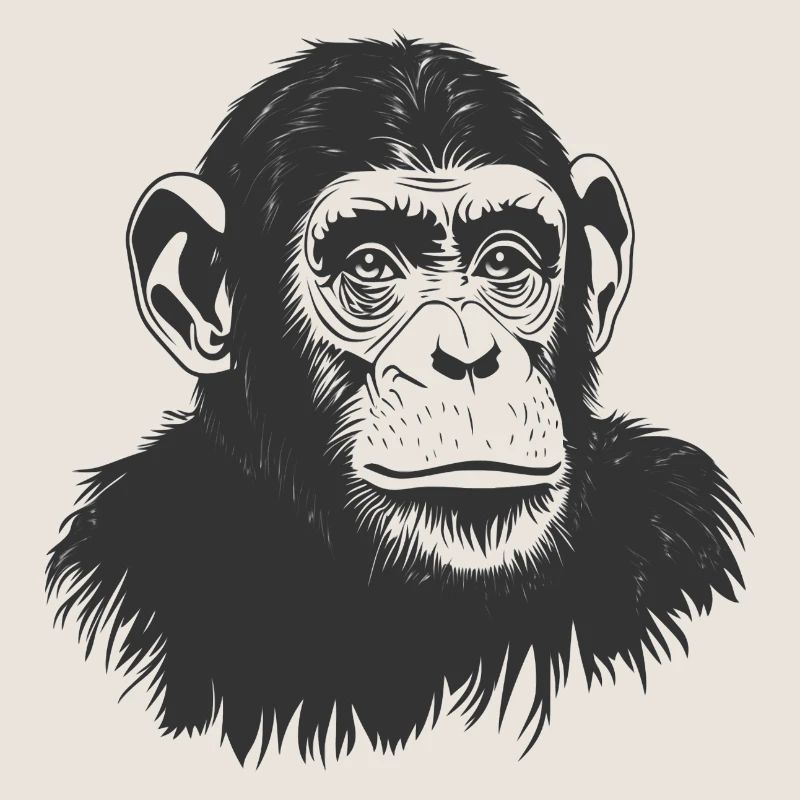 Chimpanzee - Monkey