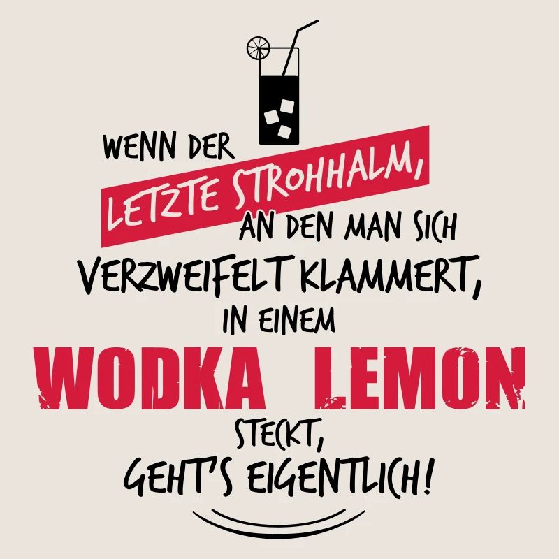 Letzter Strohhalm Wodka Lemon