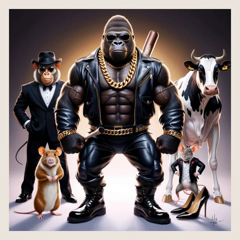 GorillaMan and crew