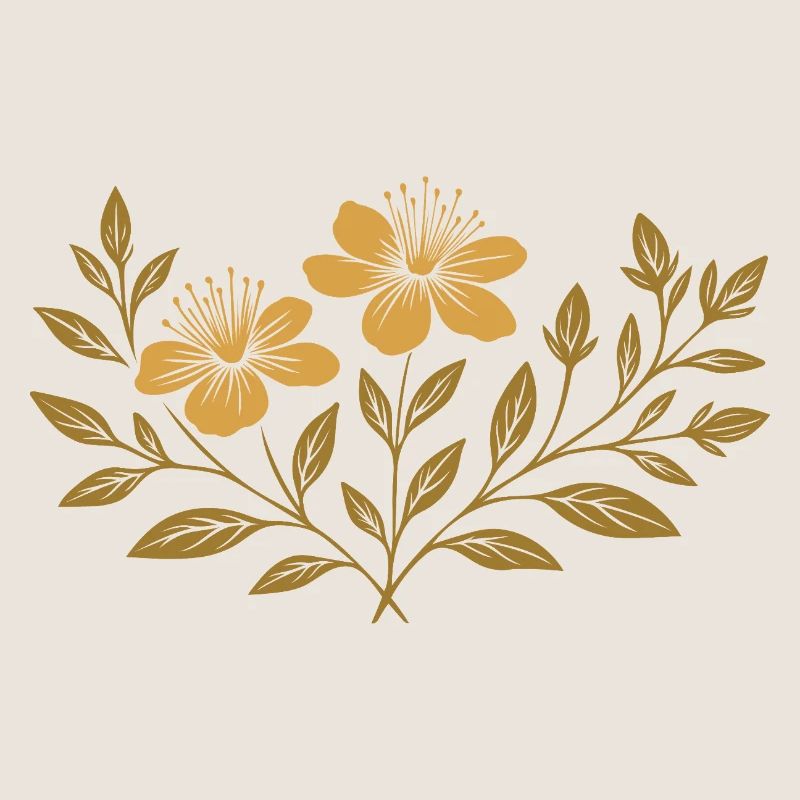 Johanniskraut - Botanisches Design für Mittsommer
