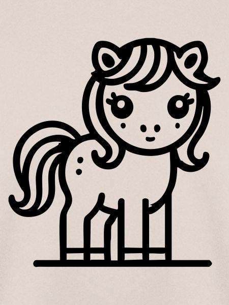 Süßes Pony Pferd Pferdchen