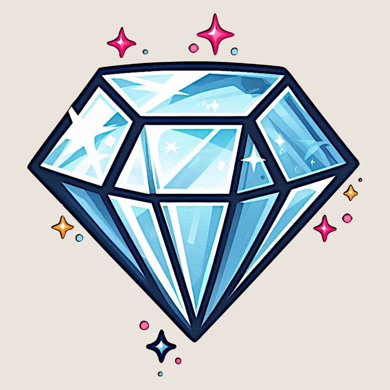 Glitzer Diamant