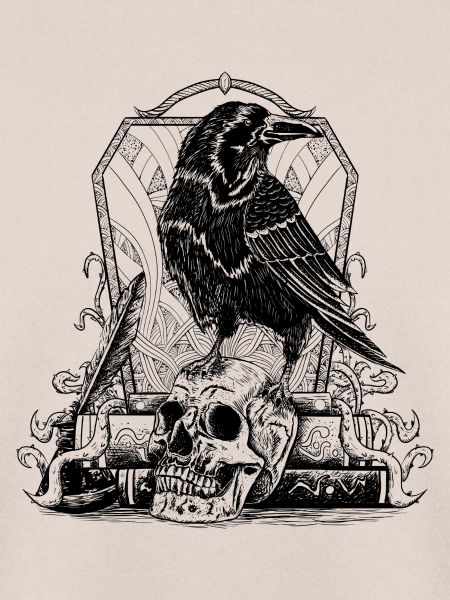 Raven B&W Koszulki