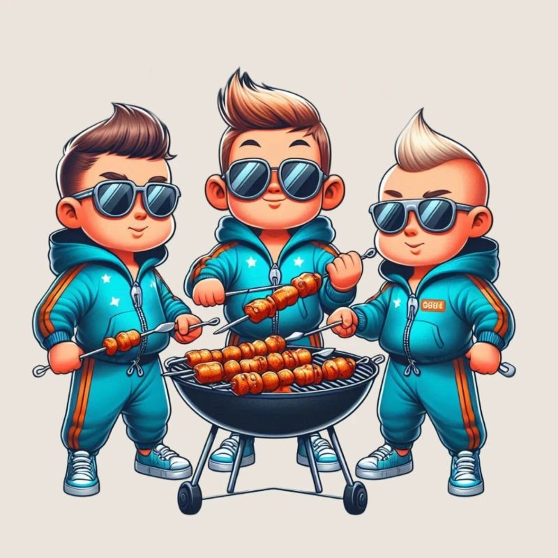Coole Grill Freunde
