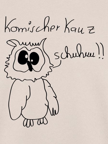 Komischer Kauz Schuhuu