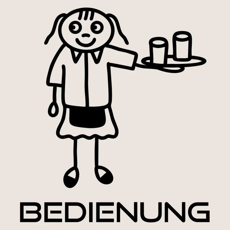 Bedienung - Kellnerin