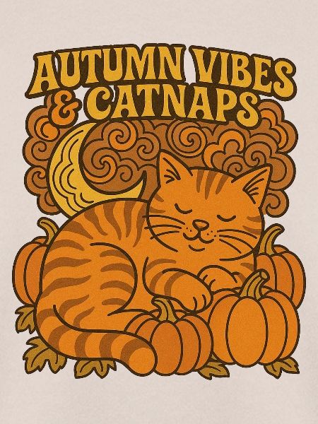 Herbst Katzen & Kürbisse