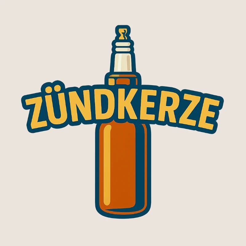 Zündkerze in Bier