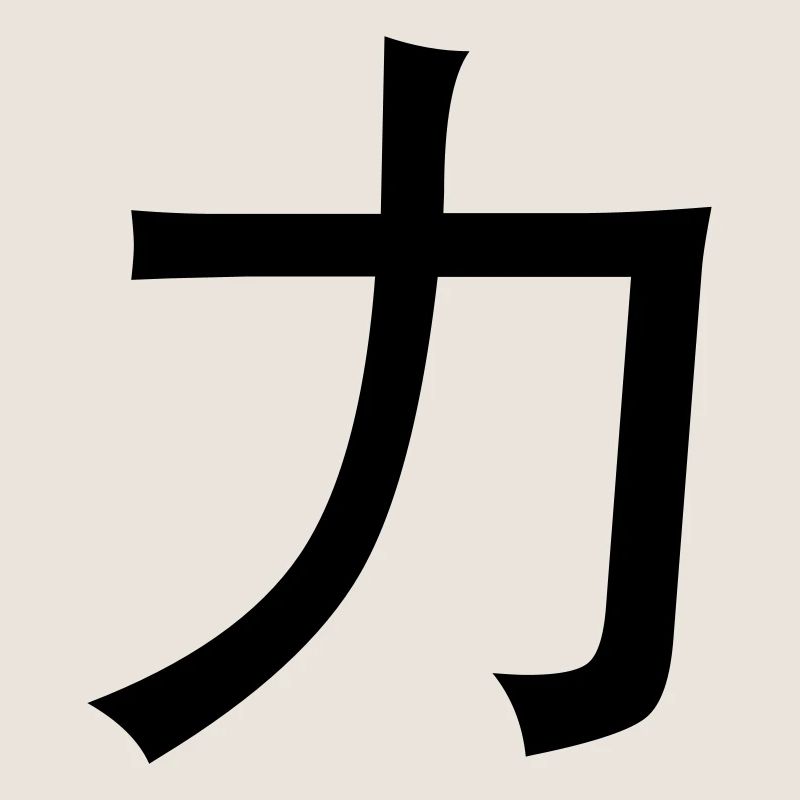 Chinesische Worte: Kraft