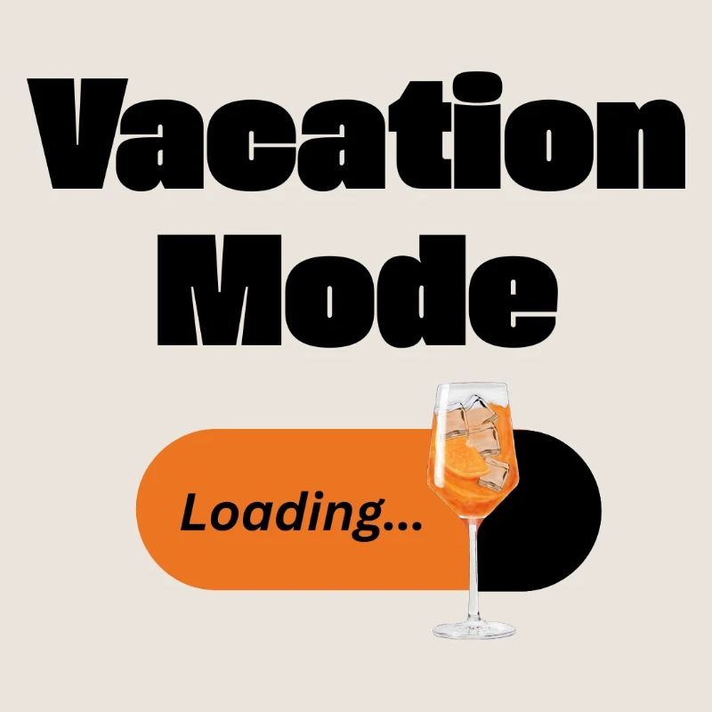 Vacation Mode On – Spritz with Loading Bar (Dark)