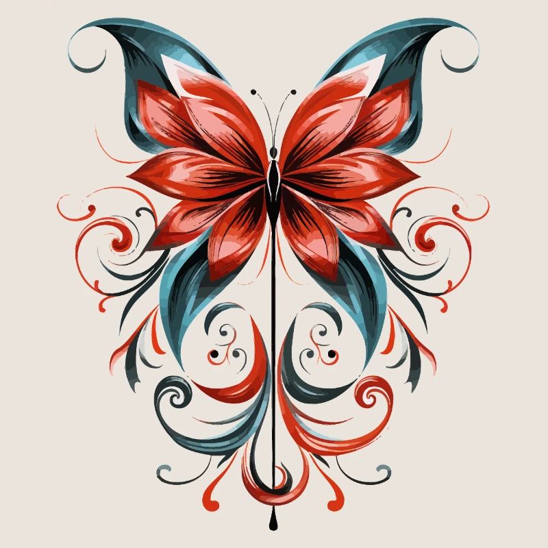 Ornament-Schmetterling