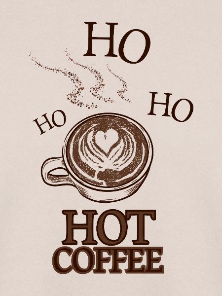 Hot Coffee-Kaffeefans Kaffeeliebhaber Weihnachten