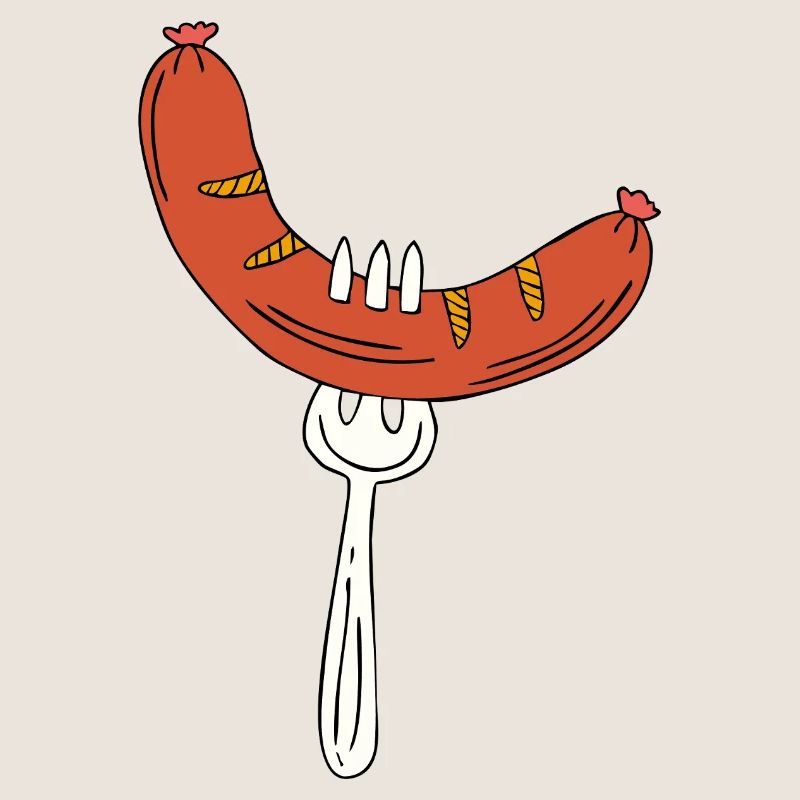 Saucisses à la fourchette