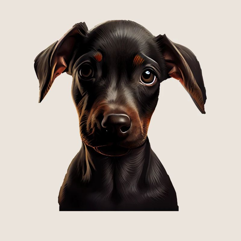 Dobermann Dobermänner Hund Hunde Welpe Dobermann