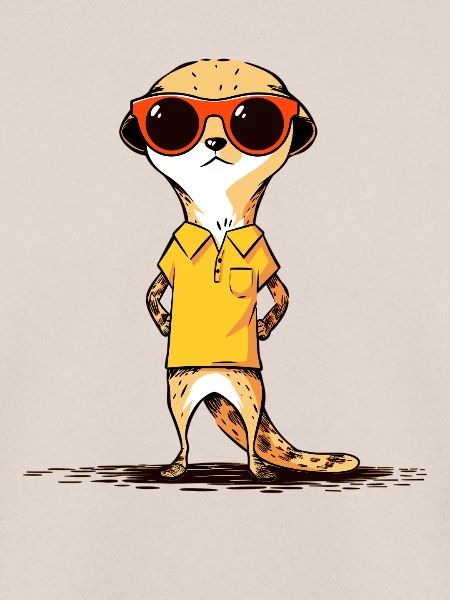 Erdmännchen Mit Sonnenbrille Meerkat