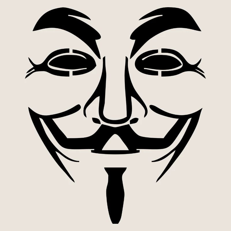 V like Vendetta - Anonymous! Gift idea