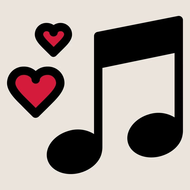 Romantische Musik Note