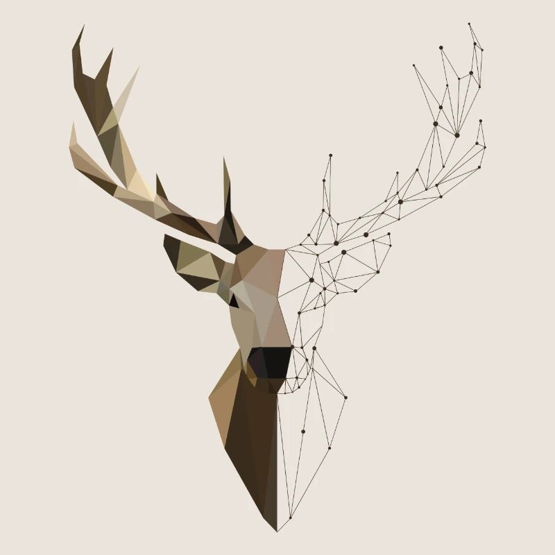 Hirsch Geometrisch
