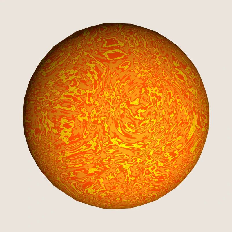 Feuer Planet Sonne