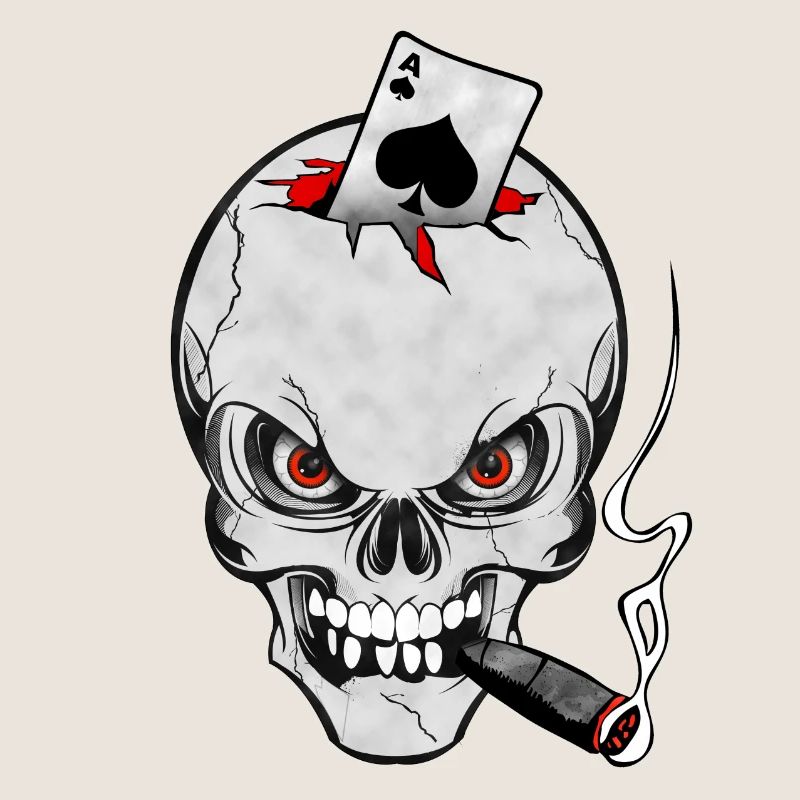 skull poker