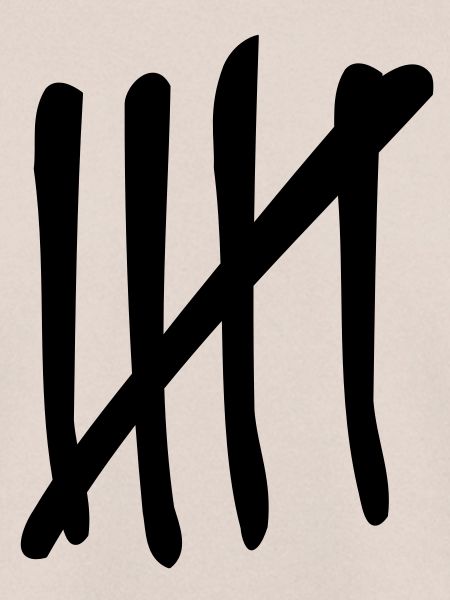 5 Striche