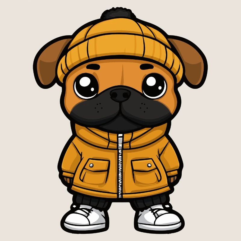 Boxer Hund Cartoon