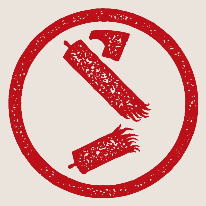 Rayon de symbole Antifa détruit