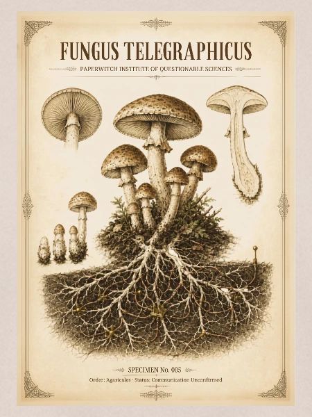 Fungus Telegraphicus – Viktorianische Pilzstudie