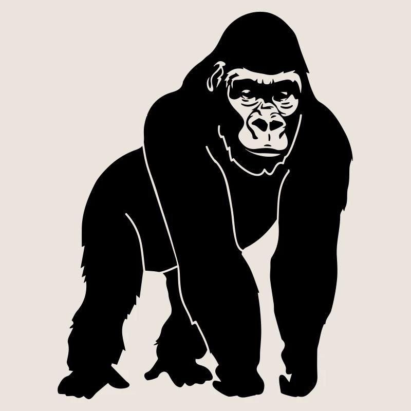 Gorilla Silhouette