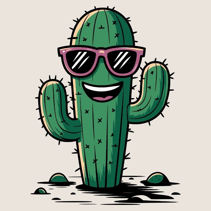 Cooler Kaktus
